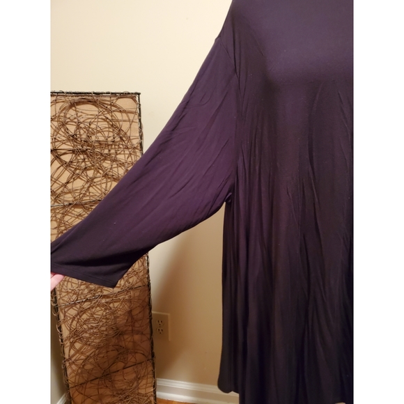 Lane Bryant Black Bell Top - Picture 2 of 4